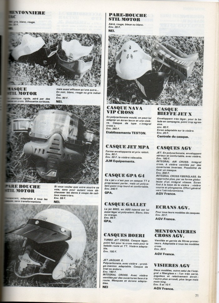 la couleur des casques