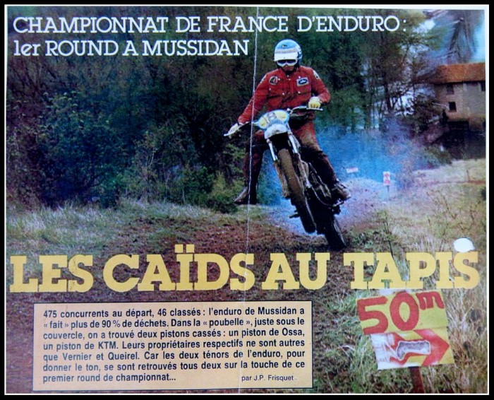 Que sont nos enduros devenus......?