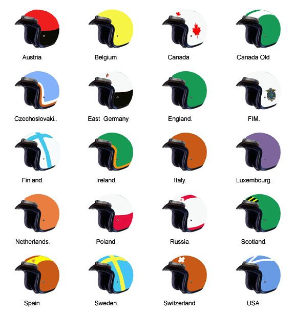 la couleur des casques